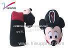 Flat mickey plush slip resistant cute kids slippers at home