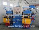 High Precision 300 Ton Carbon Steel Flat Vulcanizing Machine Blue Color