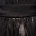 ALBIZIA Pleated Little Black Lace Satin Short Prom cocktail Dresses