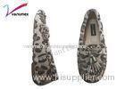 OEM Classic Leopard Comfortable Moccasin House Shoes Slip - On