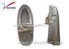 Super soft Moccasin House Shoes / outdoor driving ladies flat shoes