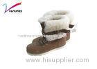 OEM Fashion Sheepskin Womens Luxury Boots size 9 IN coffee Color