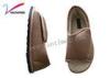 PU leather waterproof house slippers womens shoes Soft / cotton house slippers