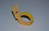 Strong Adhesive Velcro Cable Ties Yellow Heat Resistant 50mm