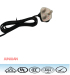 Factory direct Britain England BSI1363/A 3 pin plug power cord