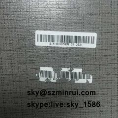 Barcode Printing Brittle Destructible Vinyl Self Adhesive Label for Security