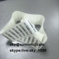 Barcode Printing Brittle Destructible Vinyl Self Adhesive Label for Security