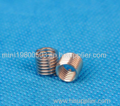 One screw threaded insert