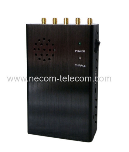 Handheld 3G Mobile Phone Signal Jammer Blocker/WiFi Jammer