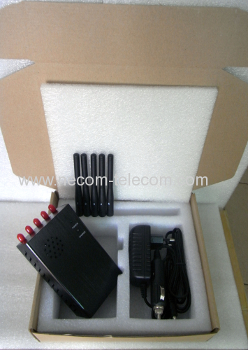 Handheld 3G Mobile Phone Signal Jammer Blocker/WiFi Jammer