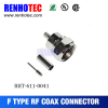F Type Communication Terminal F Connector Electronic Connector Metal Fitting Connctors