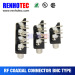 R/A Female PCB BNC Patch Panel Two Three Four in One Row BNC Connector