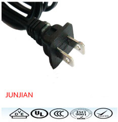 Factory direct high standard UL 2pin power plug wire/cable