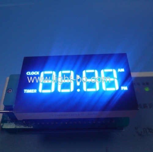 Ultra branco 4 dígitos 7 segmento levou exibição do relógio para controle de timer de forno de microondas
