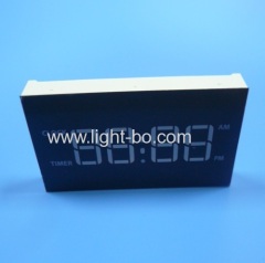 Custom Ultra Blue Four-digit 7 Segment LED Display Common Anode for Digital Gas Cooker