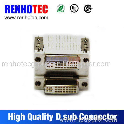 Qualified dual d sub connector support OEM design