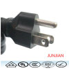 US high quality 3pin power plug cord