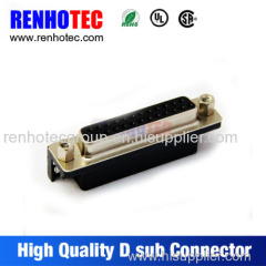 180 degree d-sub solder wire female connector
