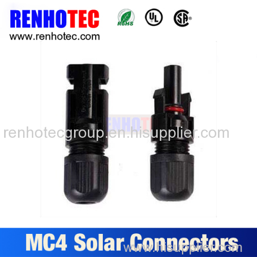 TUV approval MC4 male female solar panel cable connector