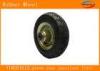 4.00 - 8 14 Inch Rubber Tyred Wheels / Small pneumatic wheel For Trolleys