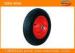 4.50 - 8 Steel 16 Inch Rubber Caster Wheels / Green Pneumatic Tire Casters