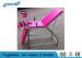 Stainless Steel Gynecological Chair Pink Portable Examination Chair