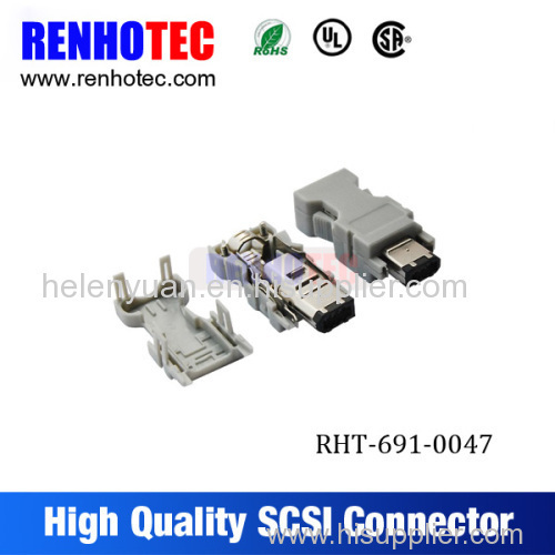 New hot SCSI 20 50 68 PIN Male Solder Type Connector