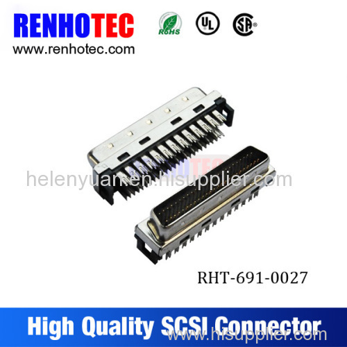 MDR68pin CN solder type connector SCSI 68 pin connector