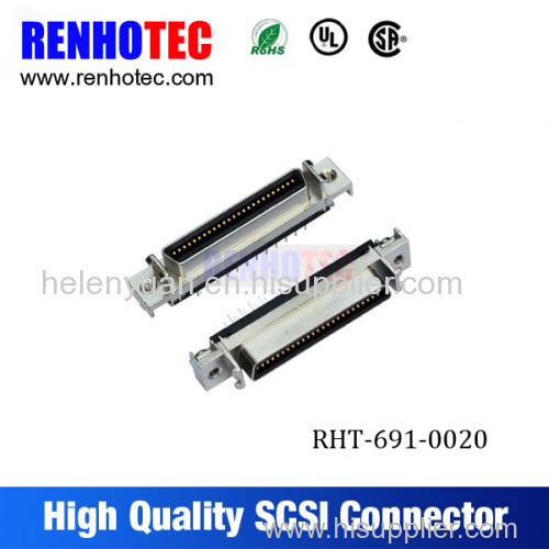 20p Female PCB SCSI HPCN MDR Straight connector