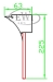 Anodising LED aluminum extrusion profile for surface mounted glass