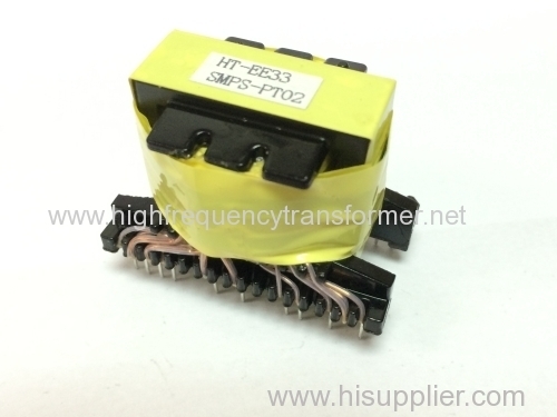 high voltage 12v pcb ee high frequency inverter transformer for audio amplifiers
