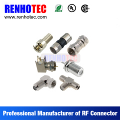 F Plug RF Auto Connector Electrical Terminal Tube F Connectors