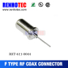ROHS UL F Female Jack Crimp Cable RF Electrical Coaxial F Connectors