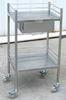 Removable Medical Trolleys Instrument Trolley With One Drawer