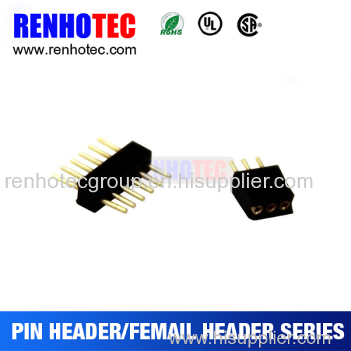 180 degree single row male female pin header