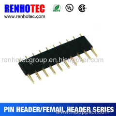 high performance double row straight male female pin header with OEM provided