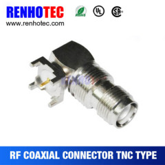 Best Price R/A PCB Mount TNC Female Crimp Cable RF Electrical TNC Connectors