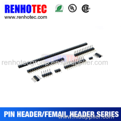 straight right angle R/A single double row male female pin header support OEM service