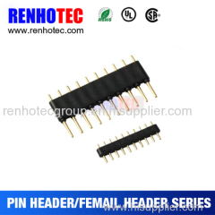1.1 mm pitch straight single row male female pin header connector