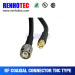 TNC Male to SMA Male Crimp Cable Assembly Electrical TNC Connectors for Multi Wire Cables