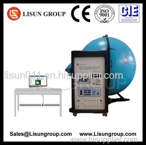 LPCE-3(LMS-7000VIS) compact LED chromatic testing equipment with integrating sphere and ac/dc power source