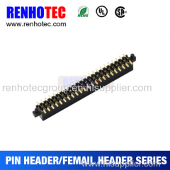 single row right angle 1x40 pin 2.54mm pitch pcb pin header