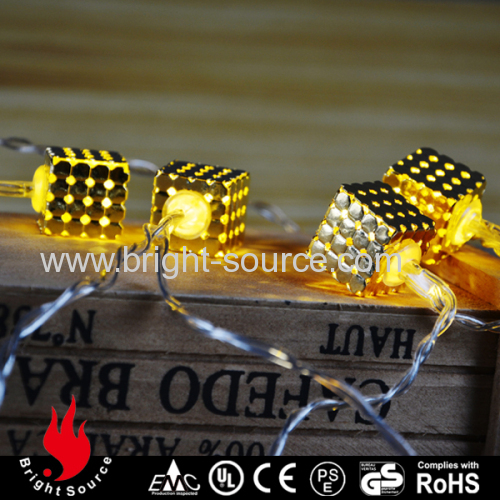 Metal string lights outdoor