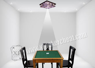 Poker Cheating Devices Glass Silver Ceiling Backside Scan Lamp For Marked Playing Cards