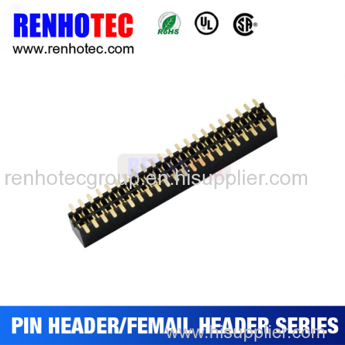 customized male female straight R/A pin header