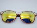 novelty fashion designer women sunglasses with metal & plastic mixed frame