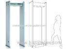 Full Color Walk Thru Metal Detectors Door With Touch Screen 200 Sensitivity