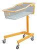 Clear Acrylic Pediatric Hospital Beds Baby Crib With four nolisless Castors