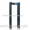 Black Digital Display Airport Metal Detectors 4 Zones Integrated Four Key Panels