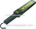 Electronics Factory Security Hand Held Metal Detector Scanner With Sound / Led Alarm